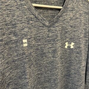Under Armour Heat Gear Gray Loose‎ Fitting Men’s long sleeve shirt NWT